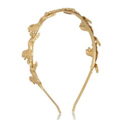 <a href="http://www.net-a-porter.com/product/379093">Eugenia Kim poodle gold-tone headband</a>, $90 (was $225)