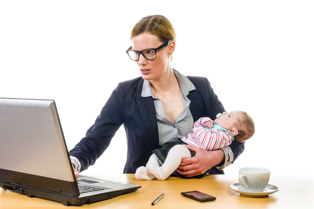 This is pretty much every work-life balance stock photo out there.
