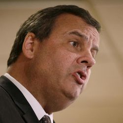 New Jersey Gov. Chris Christie speaks during the Dallas County Republicans' Spring Speaker Series, Monday, Feb. 9, 2015, in West Des Moines, Iowa. 