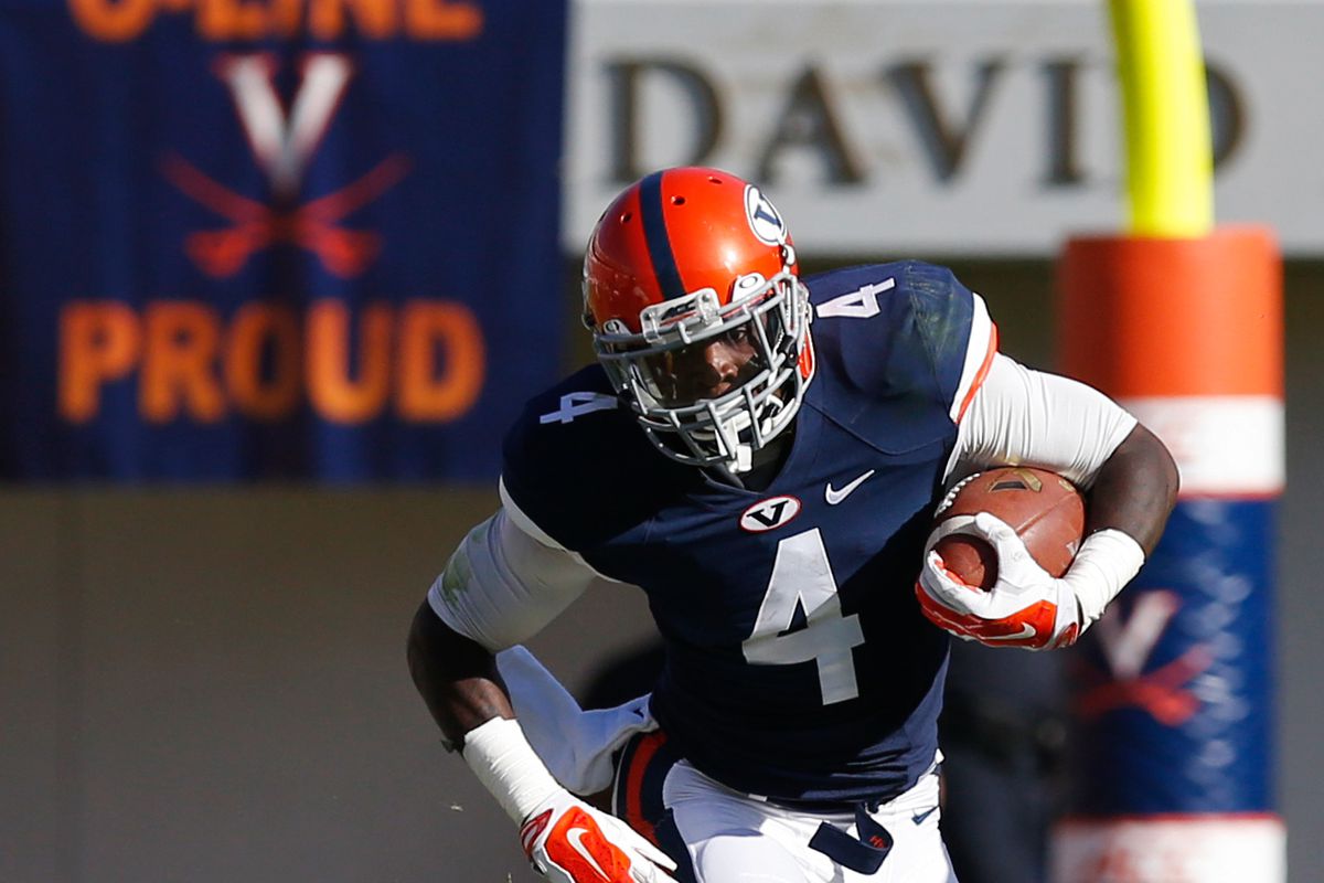 Smoke Mizzell leads the Hoos returning RBs, but looks to be part of a committee approach.