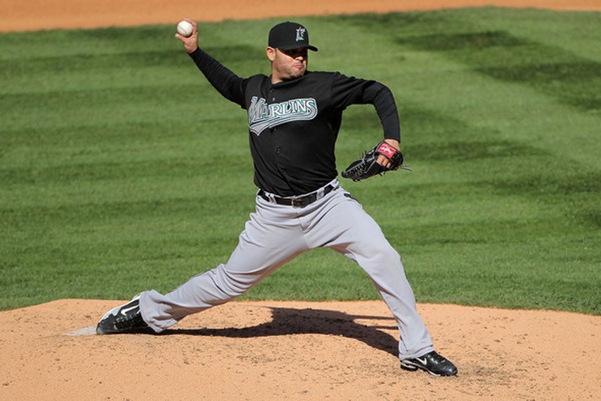 Nolasco was dealing and the Rockies were whiffing in game one of today's doubleheader.