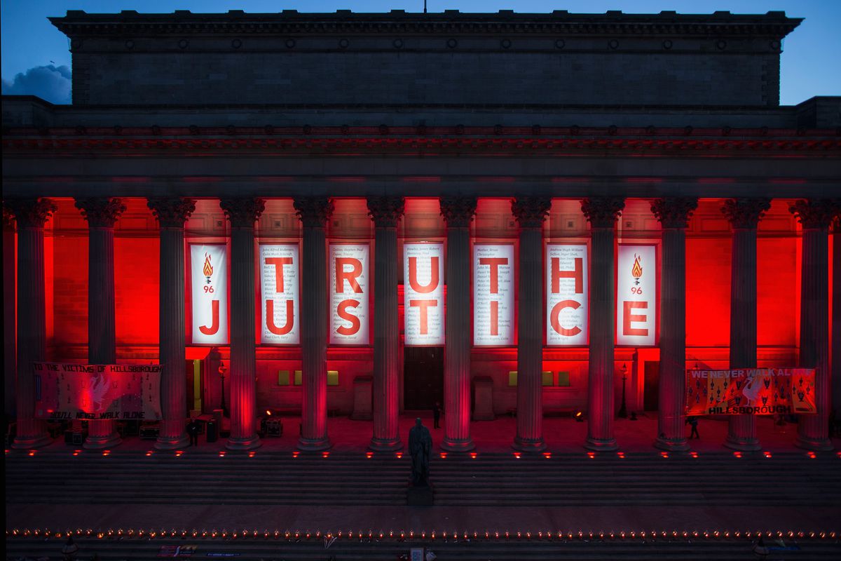 A Vigil Is Held For The 96 Victims Of Hillsborough