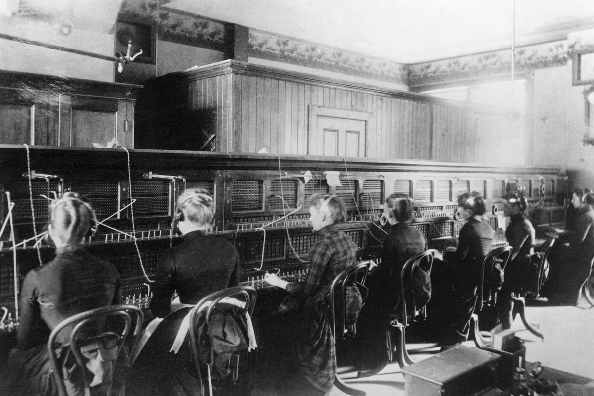 Telephone Operators at Switchboards