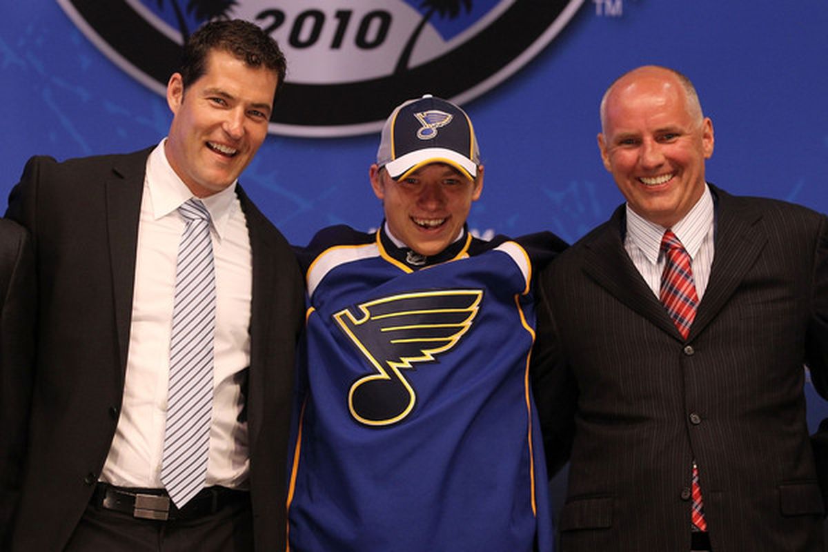 "I have no idea where St. Louis is. I'm just happy Ottawa traded their pick before they could pick me."
