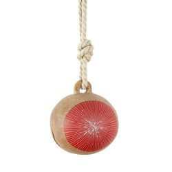 Michele Quan's ceramic jingle bell necklace from Love Adorned