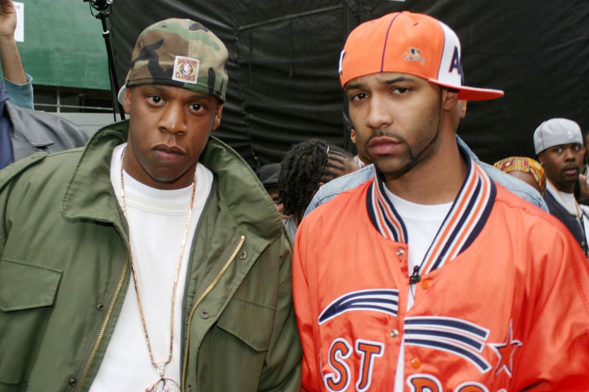 Jay Z and Budden in 2003 (Getty Images)