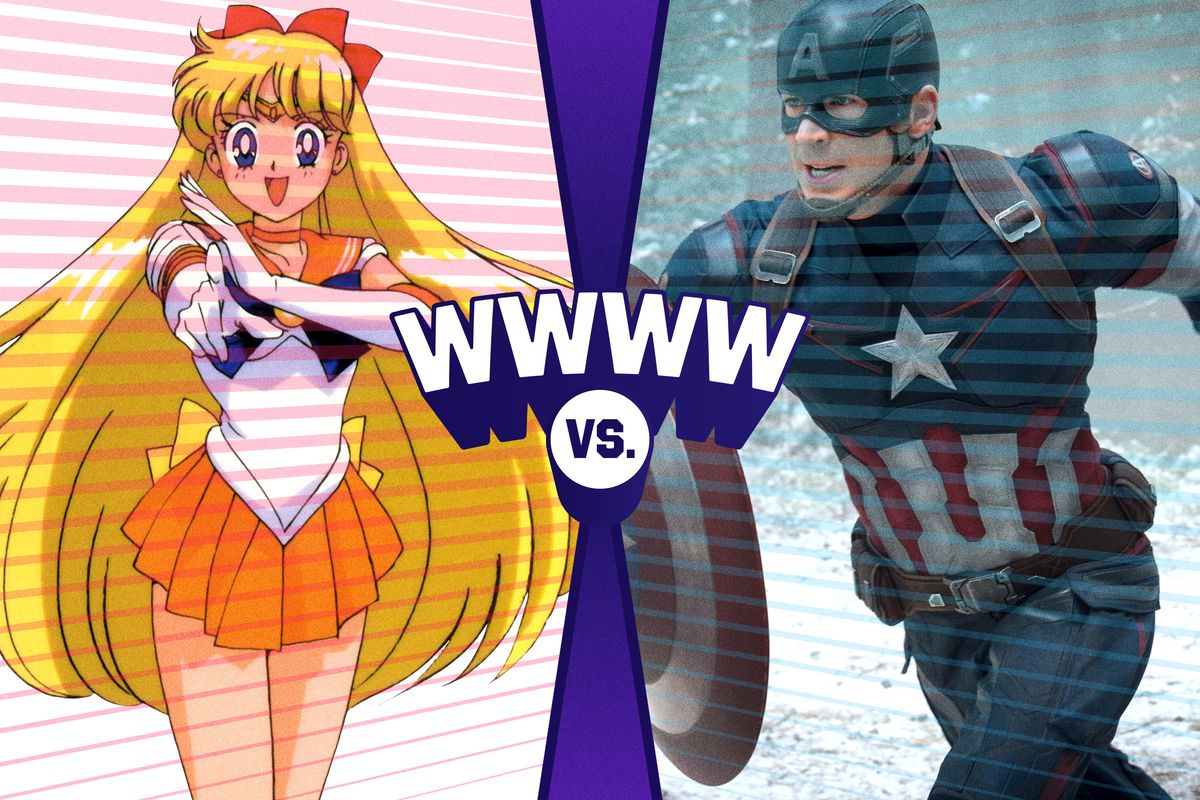 Sailor Venus vs. Captain America 