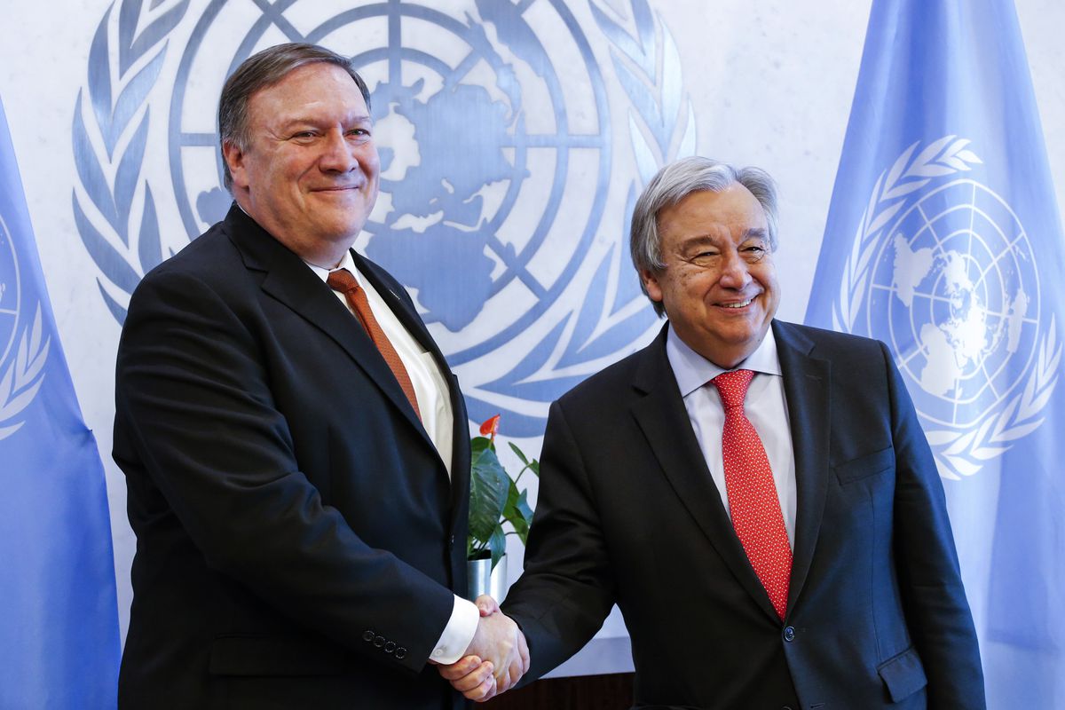 UN Secretary General Antonio Guterres thinks America is in decline.