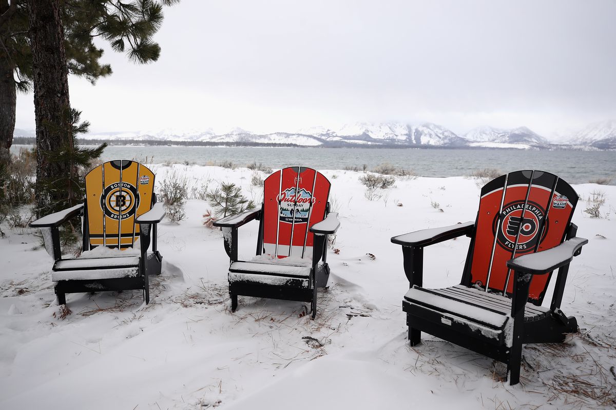 NHL Outdoors At Lake Tahoe - Vegas Golden Knights v Colorado Avalanche
