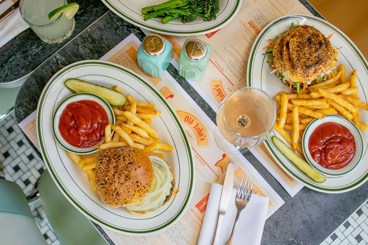Dishes from Old John’s Luncheonette. 