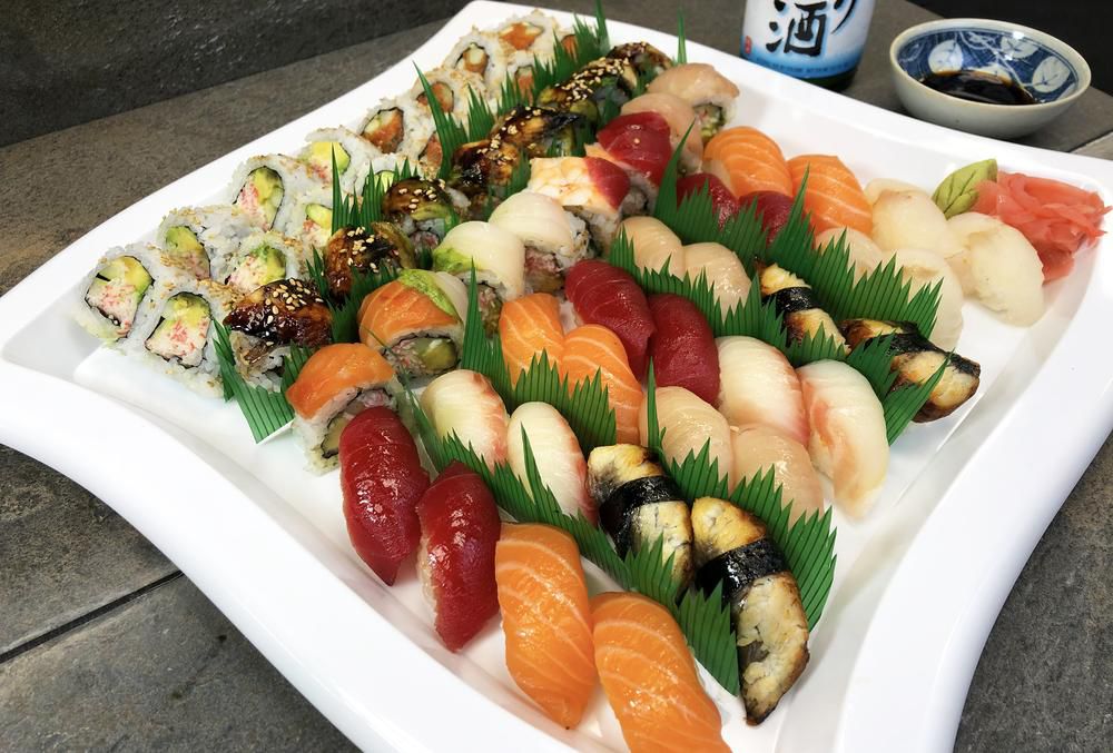 Sushi platter at Cafe Sanuki