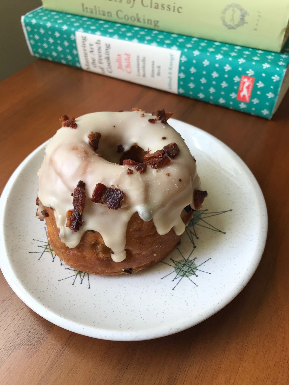 Maple-bacon-apple donut from Dynamo Donuts