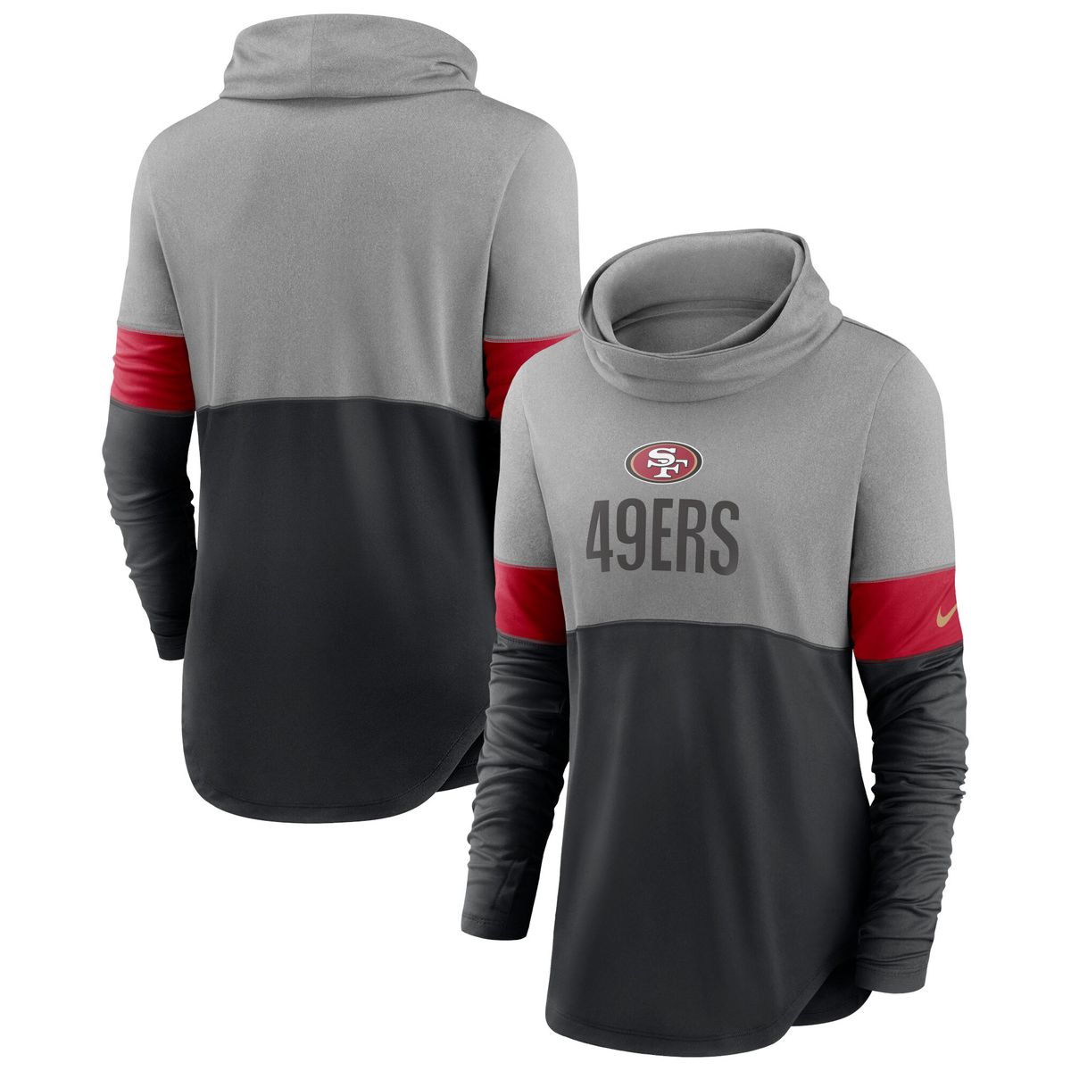 49ers black sideline hoodie