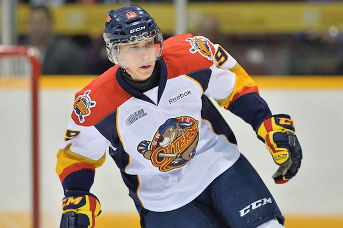 Dylan Strome, of the Erie Otters.
