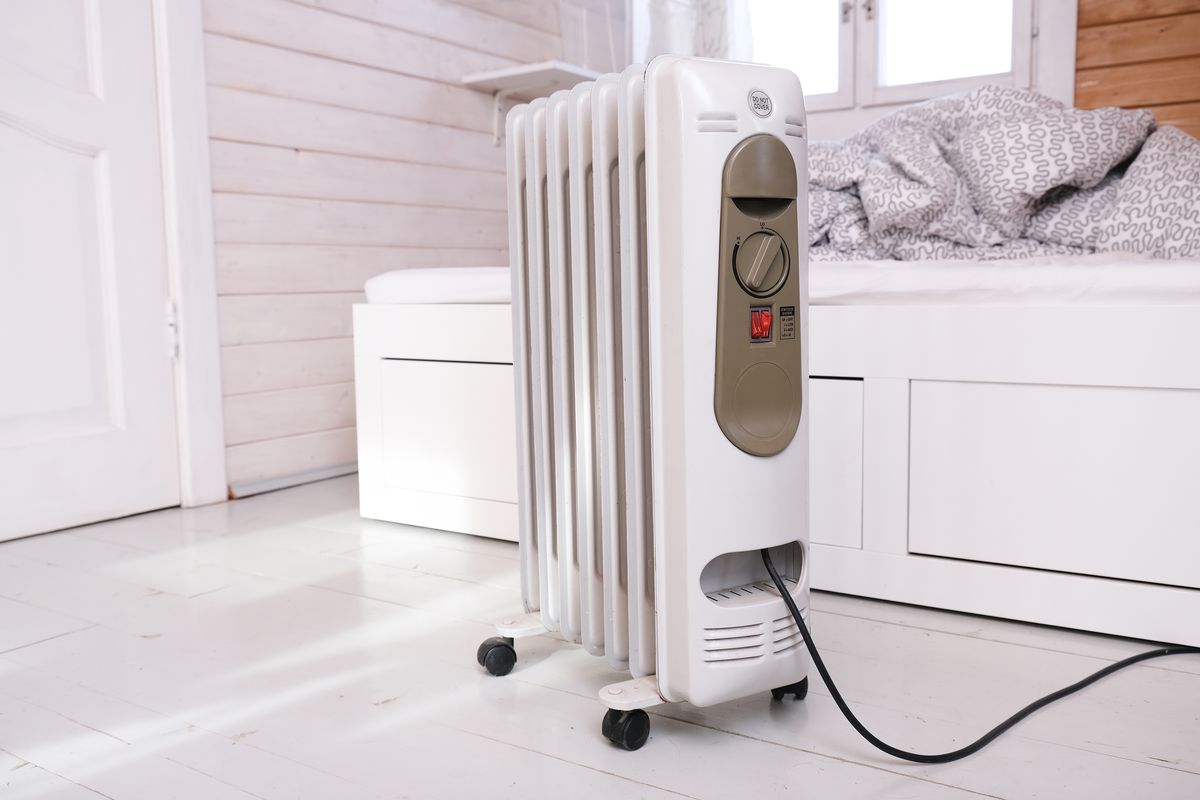 Portable heater at home