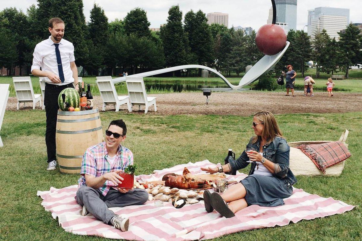 Robb Jones, Gavin Kaysen and Stephanie March in The Best Picnic Ever.