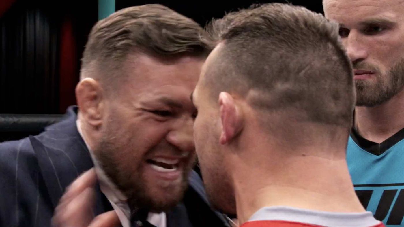 Video: Conor McGregor gets violent with Michael Chandler during faceoff in  first look at TUF 31 - MMA Fighting