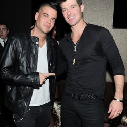 Mark Salling and Robin Thicke. 
