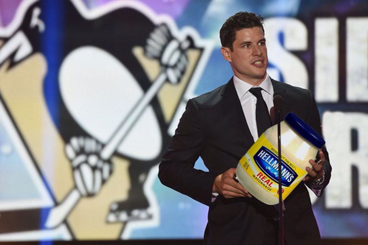 100 percent real photo of Sidney Crosby. (Getty, with some help from @FlyGoalScoredBy)