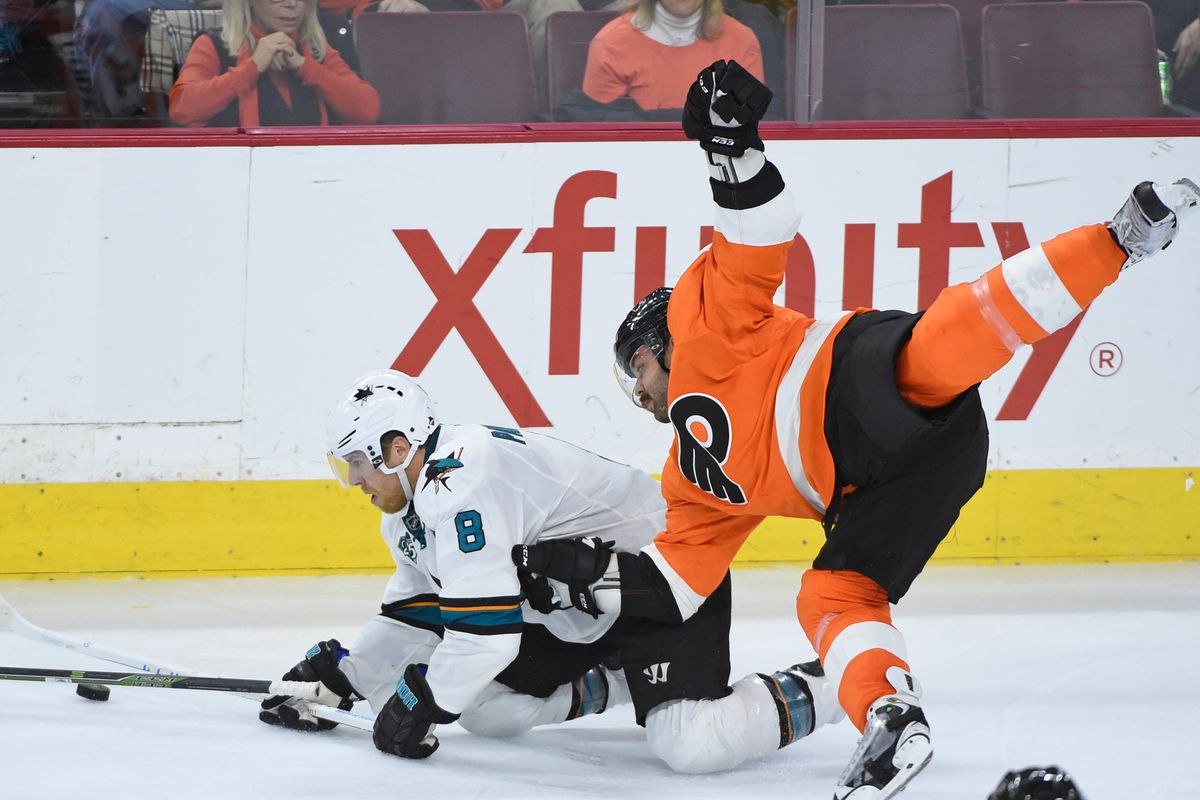 NHL: San Jose Sharks at Philadelphia Flyers