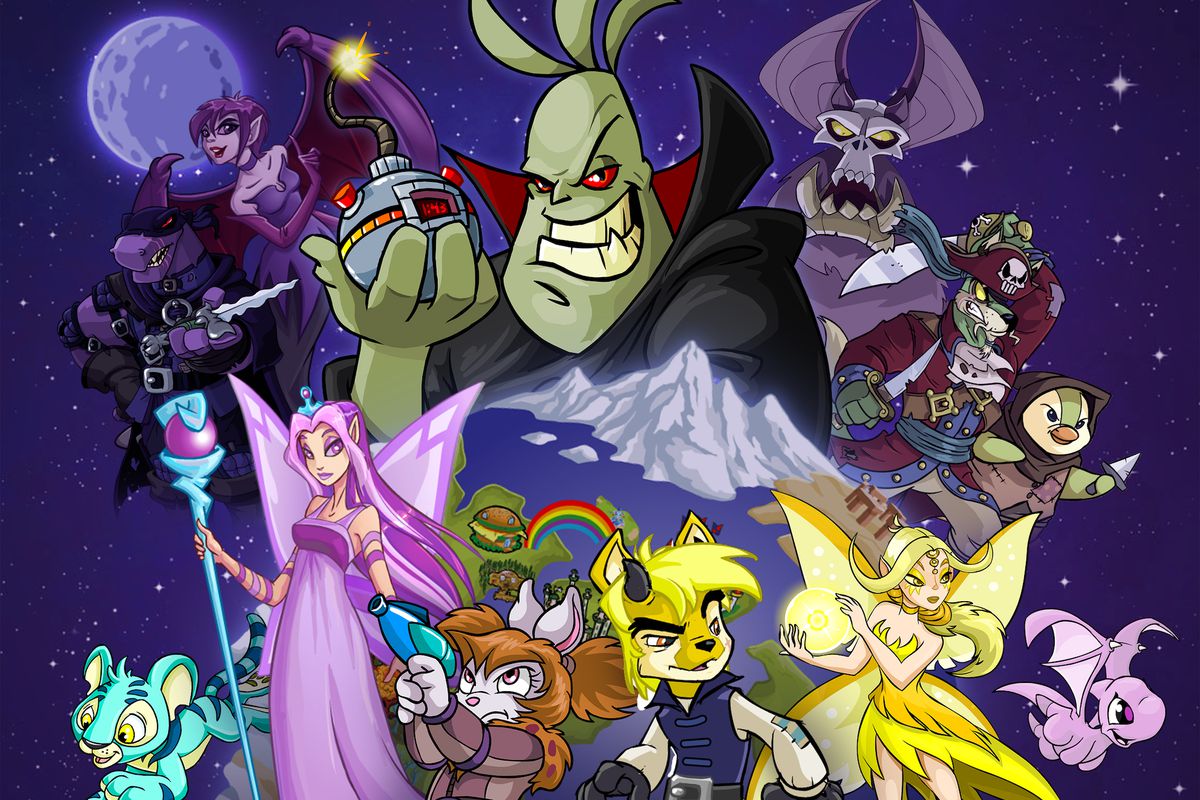 Characters from the Neopets online game franchise.