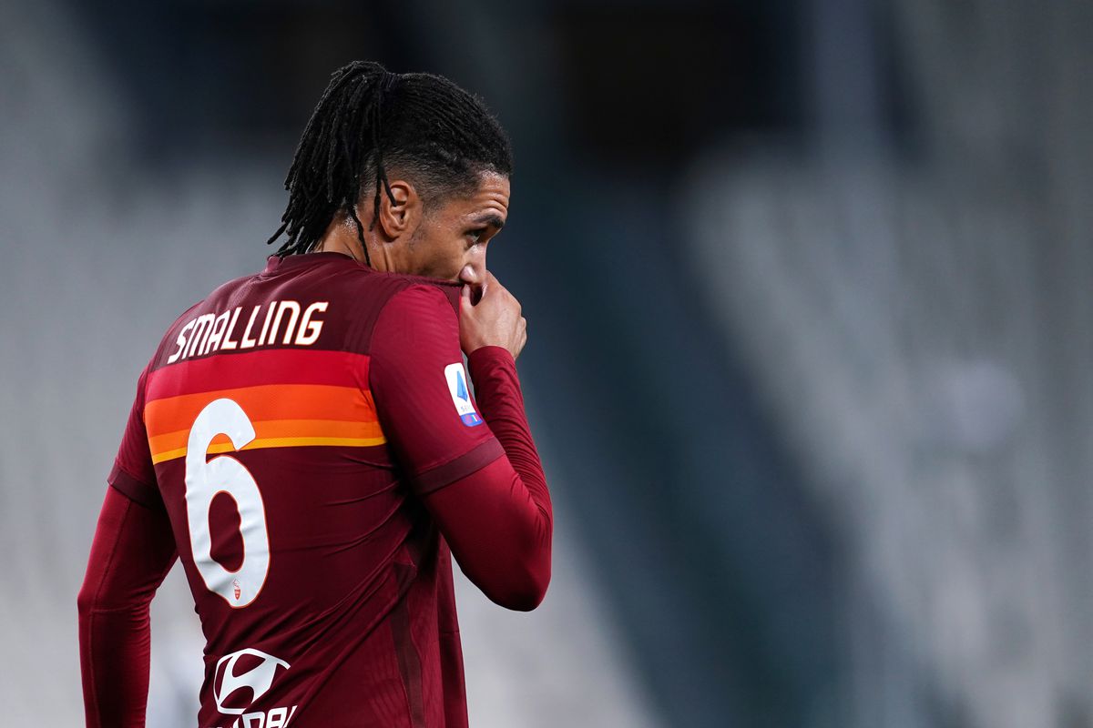 Chris Smalling of As Roma during the Serie A match...