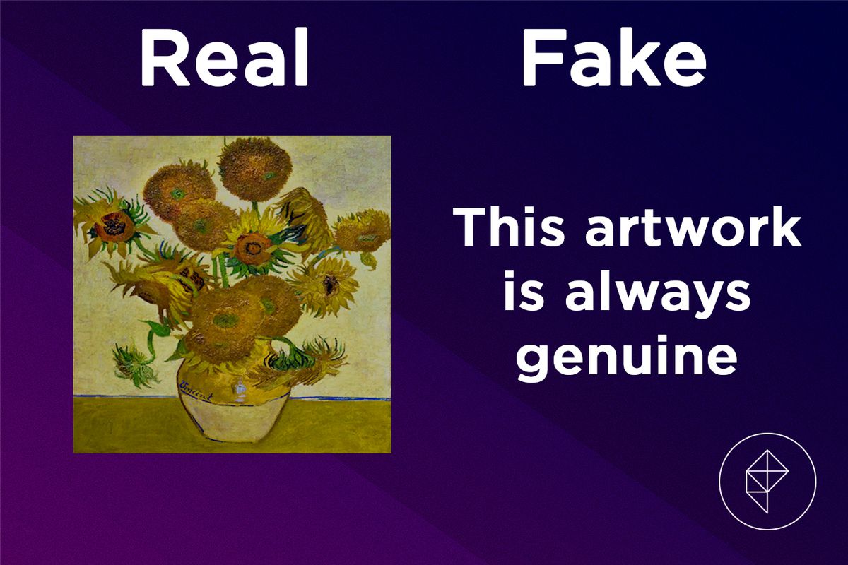 A confirmation that the Flowery Painting is always real
