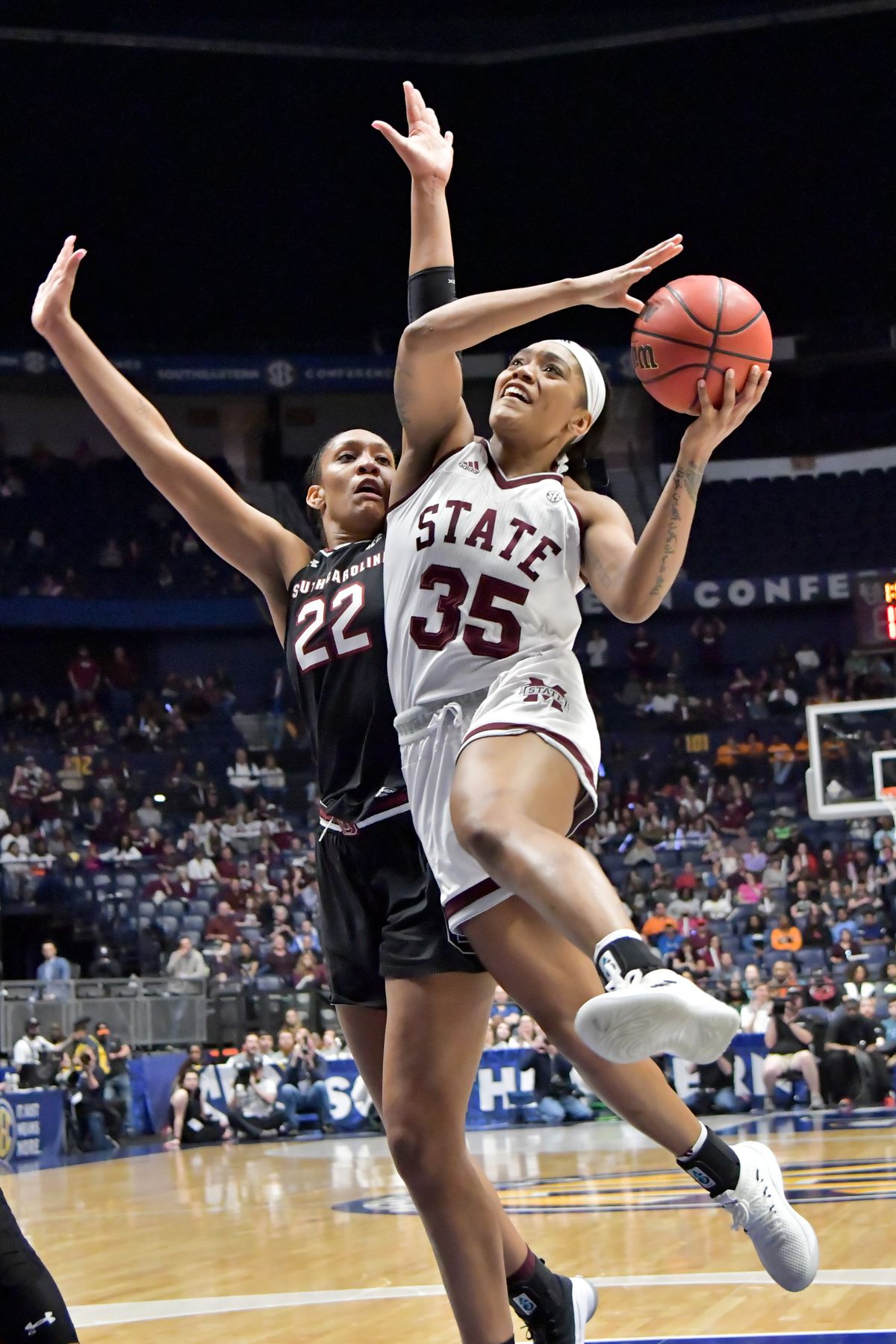 NCAA Womens Basketball: SEC Conference Tournament-South Carolina vs Mississippi State
