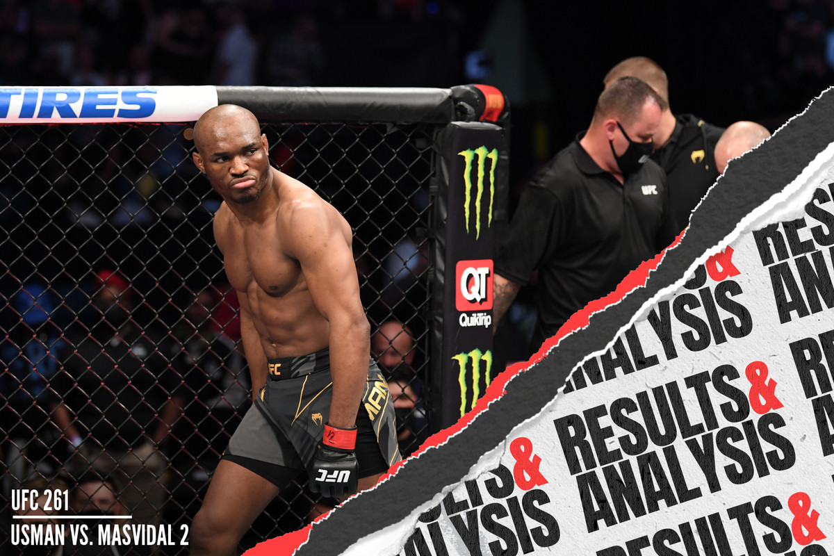 Kamaru Usman wrapped up UFC 261 with an epic KO of Jorge Masvidal to defend his welterweight title.
