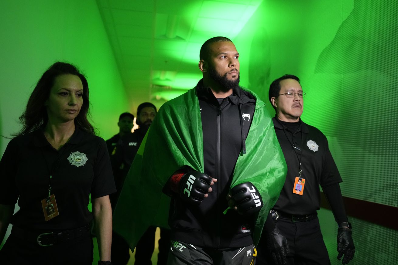 Thiago Santos is set to face Jamahal Hill at UFC Vegas 59,