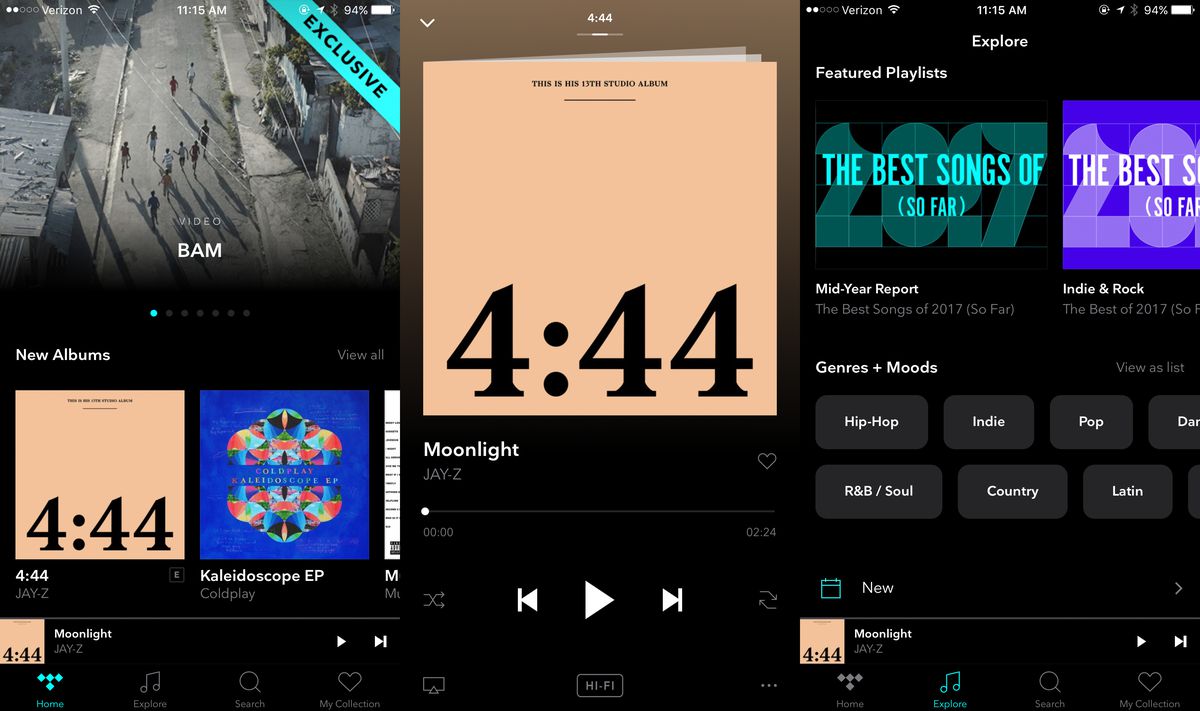 Tidal's redesigned apps now look more like Spotify and