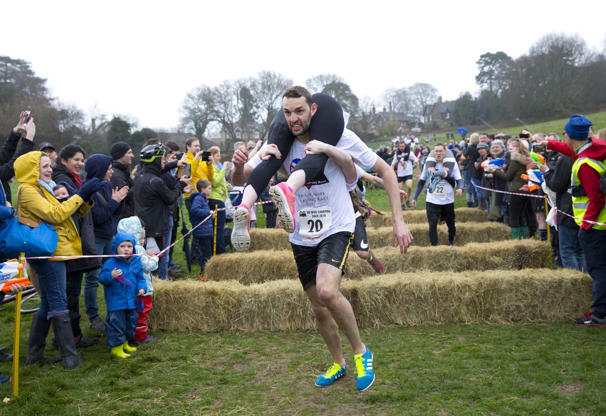 Wife Carrying Competition in UK