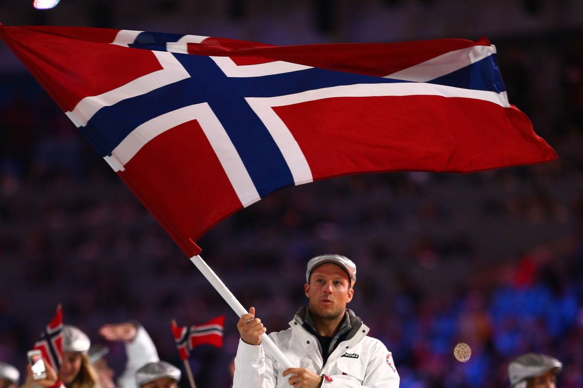 This isn't Ødegaard, but, you know, Norwegian flag.