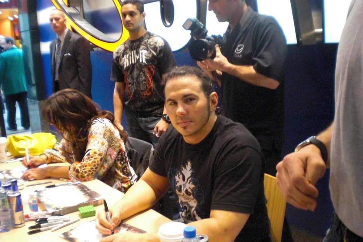 ROH signing Matt Hardy is a sign of desperation on their part.  Photo via <a href="http://upload.wikimedia.org/wikipedia/commons/1/13/Matt_Hardy_signing.jpg">upload.wikimedia.org</a>.