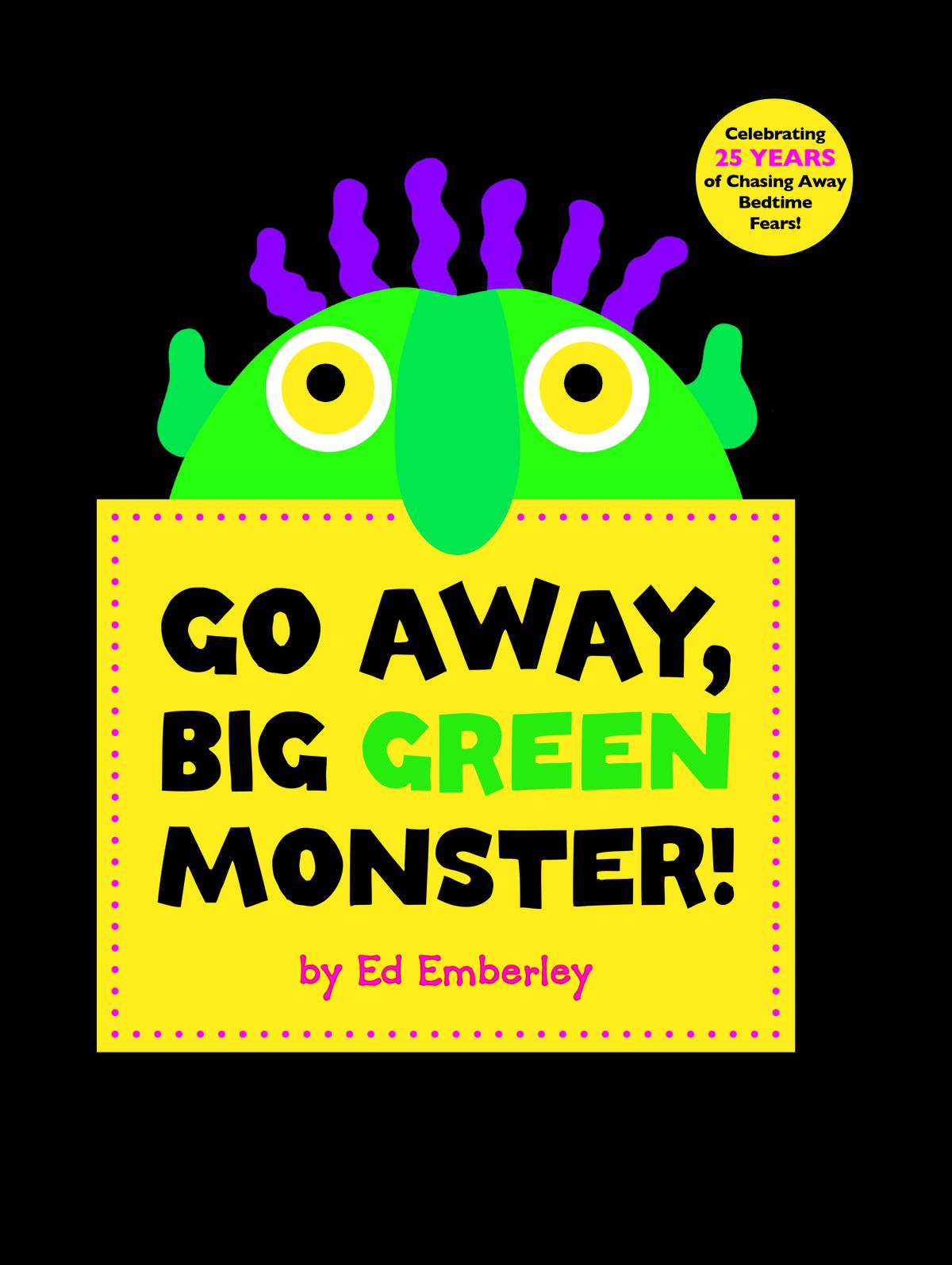 Ed Emberley’s timeless interactive picture book “Go Away, Big Green Monster” gives kids the chance to face their fears head on as they turn each die-cut page to see the colorful monster evolve and disappear before their eyes.