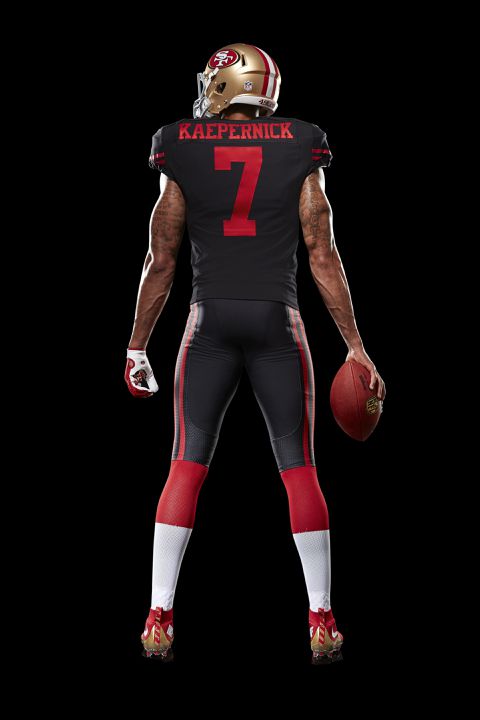 49ers officially unveil black, red and gold alternate uniform for ...
