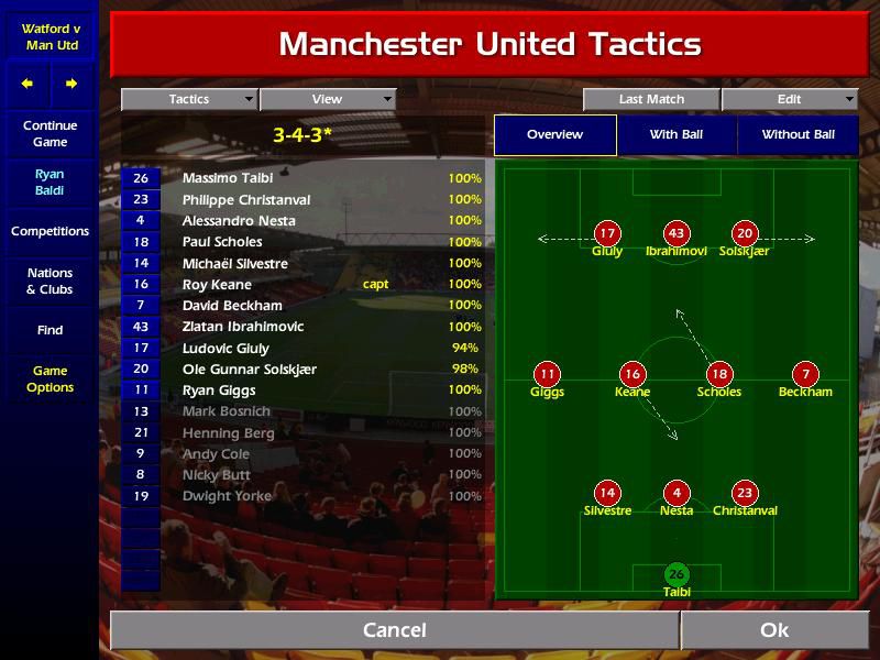 The Championship Manager 99-00 Challenge: December '99 - The Busby