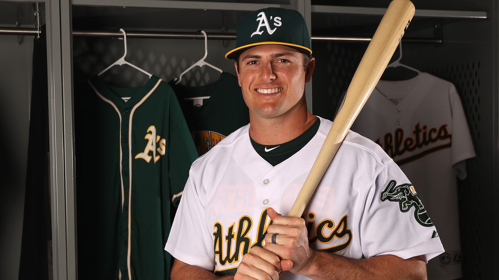 Jaycob Brugman is being called up to the Oakland A's ...