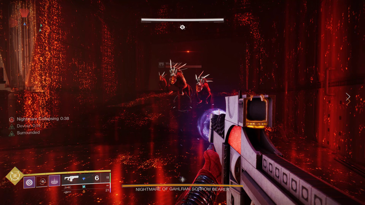 A Guardian battles some dogs in Destiny 2’s Duality dungeon