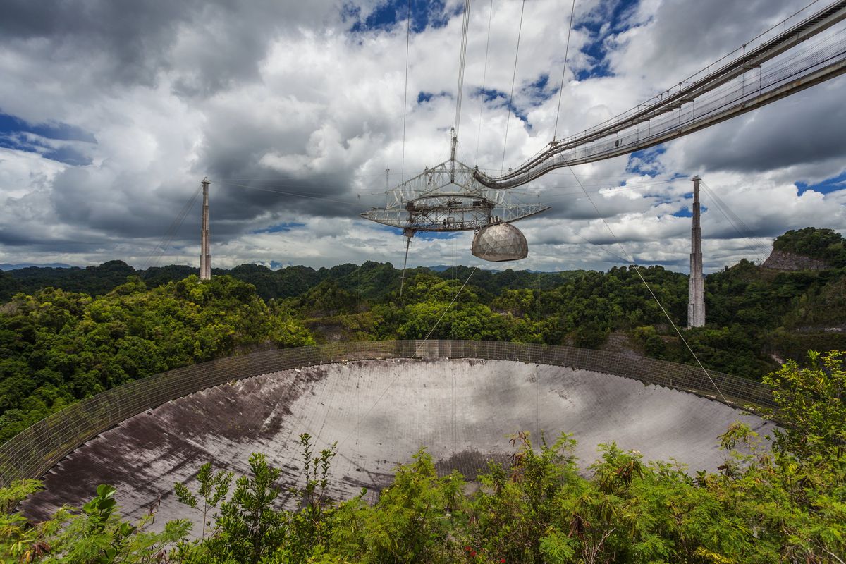 Radio Telescope, Arecibo Observatory, Puerto Rico