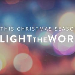 The LDS Church's Christmas initiative invites all to "light the world" by serving others throughout the Christmas season.