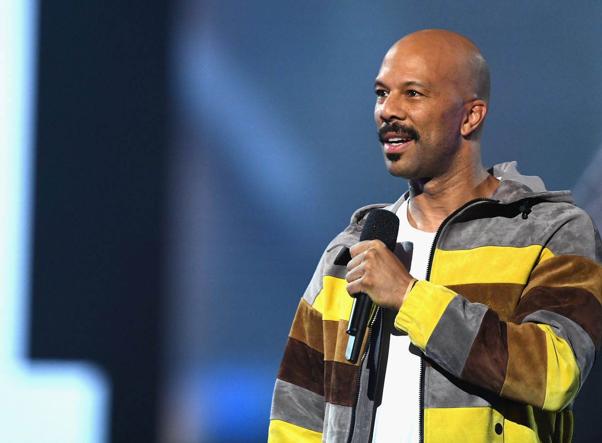 Common speaks onstage during the 2018 MTV Movie And TV Awards at Barker Hangar on June 16, 2018 in Santa Monica, California. | Kevin Winter/Getty Images for MTV