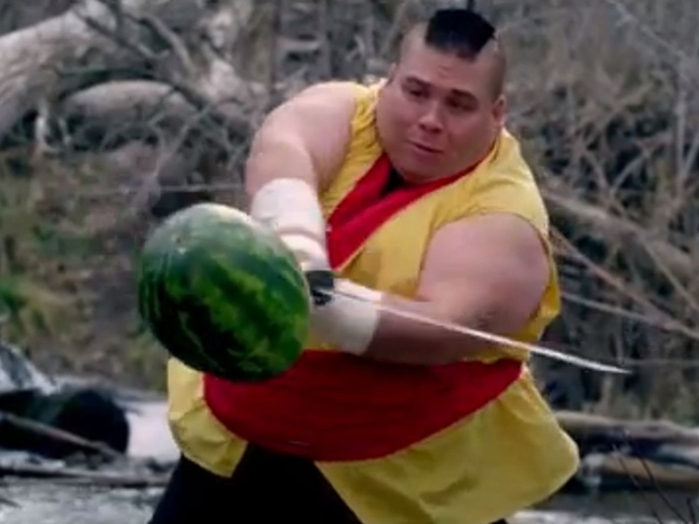 Watch this video of a man playing Fruit Ninja in real-life - Polygon