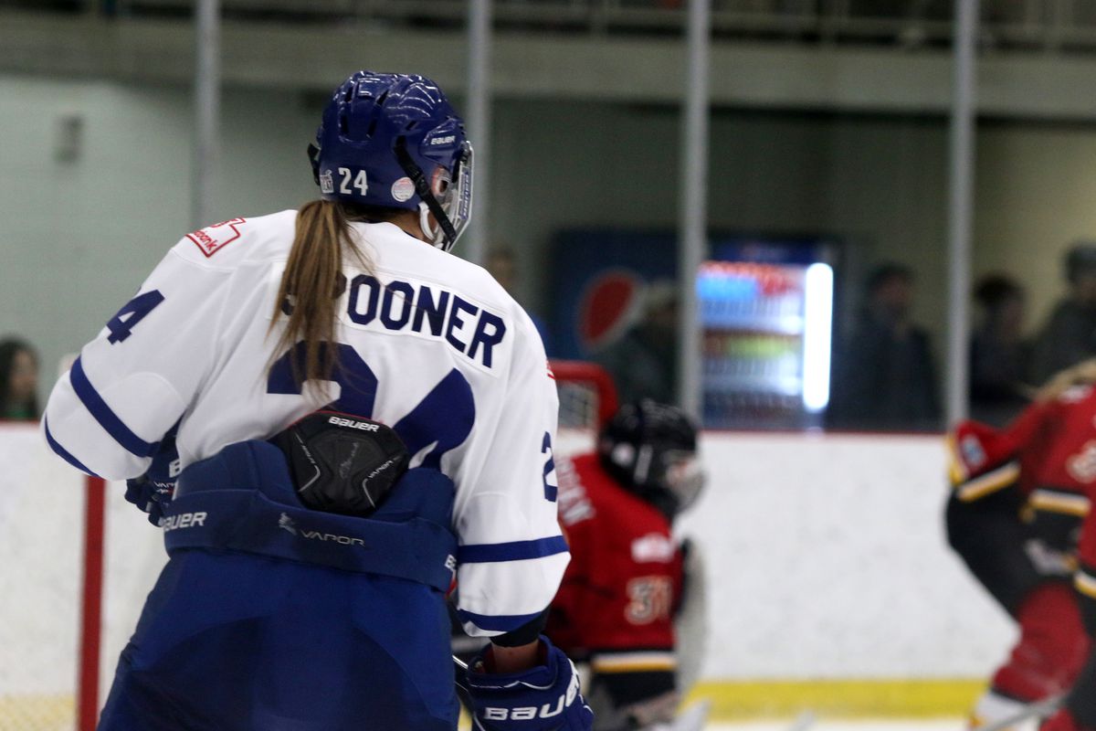 Natalie Spooner's five goals Sunday put her at seven total and eight points overall against the Inferno this weekend, as the Furies earned a 6-5 win, splitting the weekend.