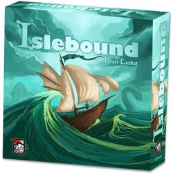 In Islebound, players take command of a ship and crew. They sail to island towns, collecting resources, hiring crew and commissioning buildings for their capital city.