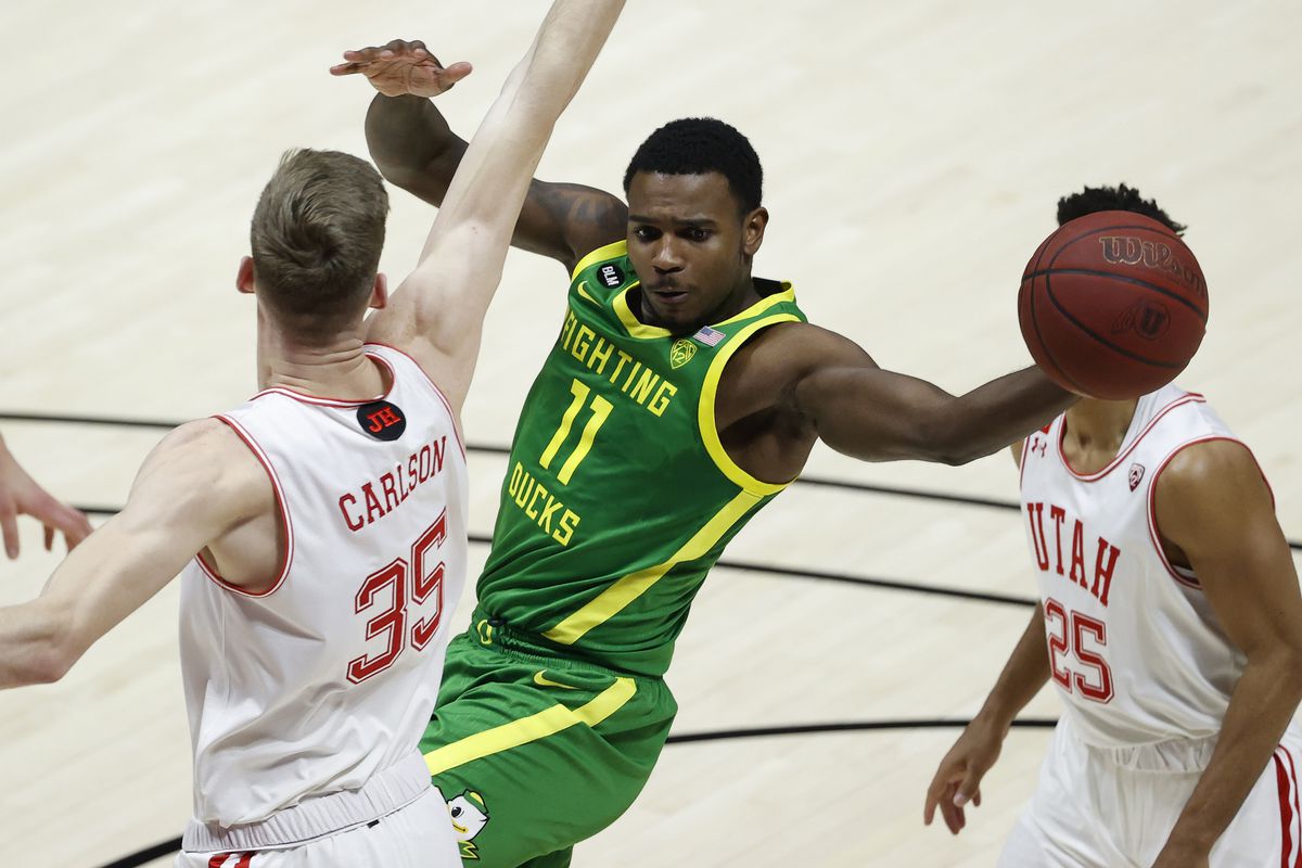 NCAA Basketball: Oregon at Utah