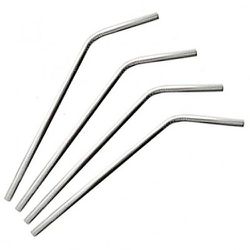 <strong>RSVP</strong> Stainless Steel Bent Drink Straws, <a href="https://www.whisknyc.com/straws-metal-bent-3751">$10</a> at WHISK