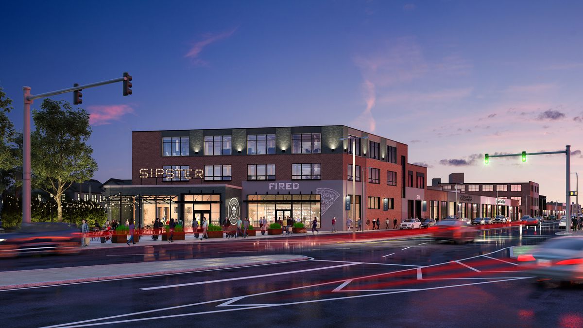 Rendering of the future home of Tatte’s expansion in South Boston