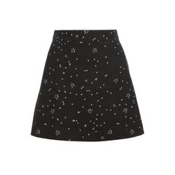 <a href="http://www.net-a-porter.com/product/387109">Lulu & Co Star-print denim skirt</a>, $117.50 (was $235)