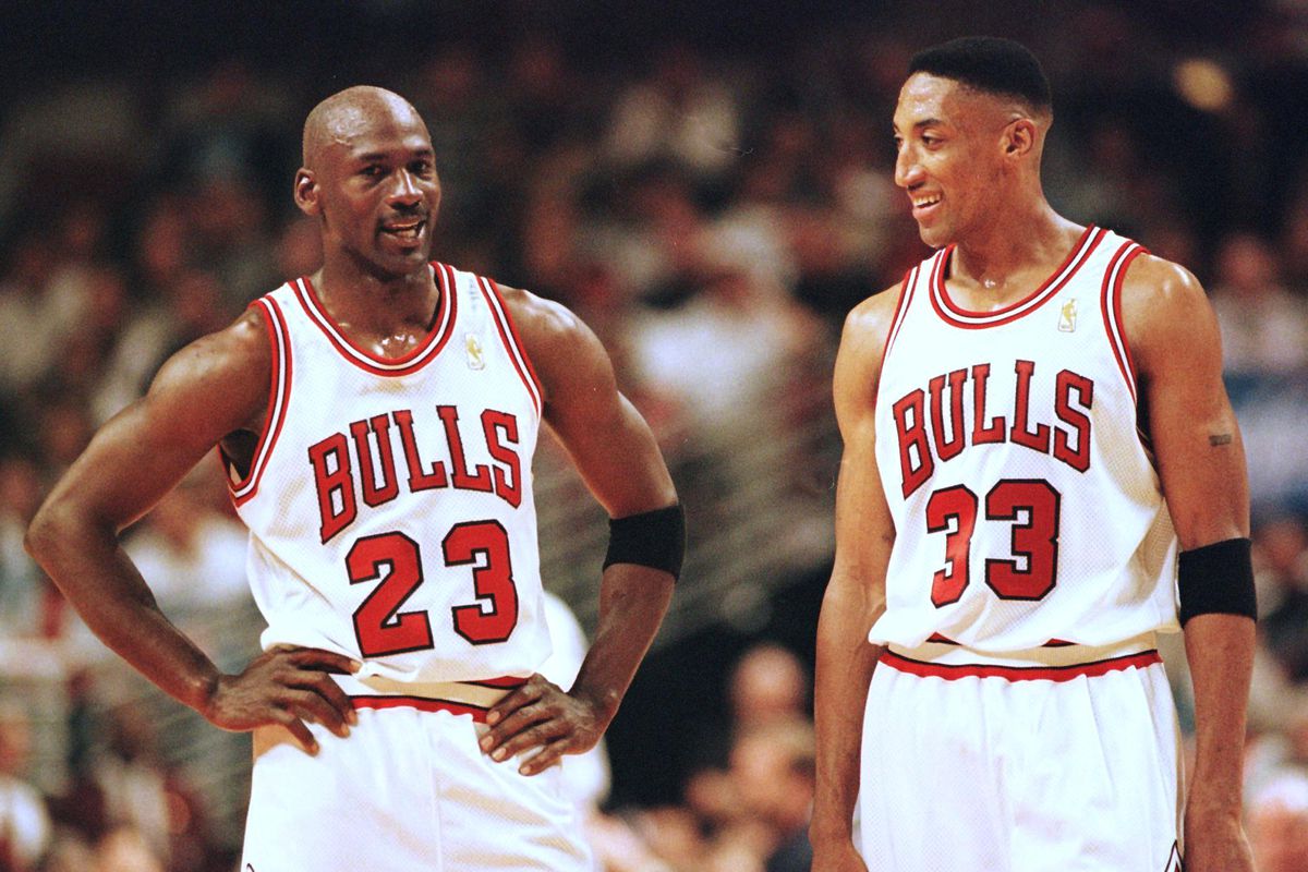 Michael Jordan and Scottie Pippen won six NBA titles as Chicago Bulls teammates.
